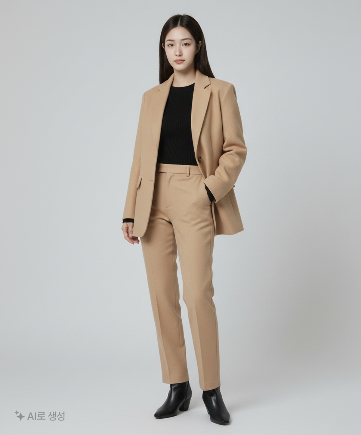 베지터블(VEGETABLE) 겨울 싱글 코트 L