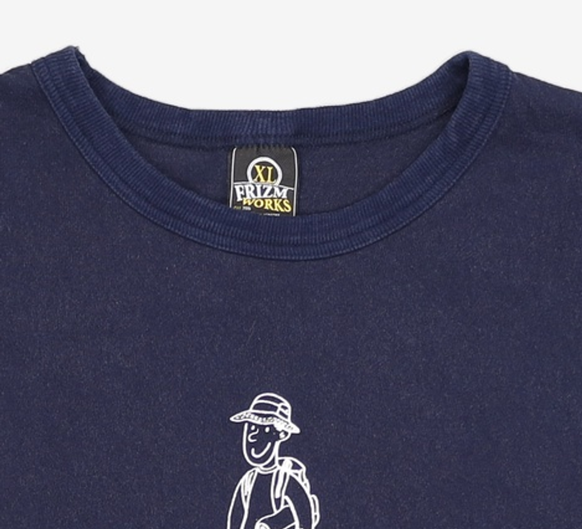 프리즘웍스(FRIZMWORKS) NATURE BASE CAMP TEE _ NAVY XL
