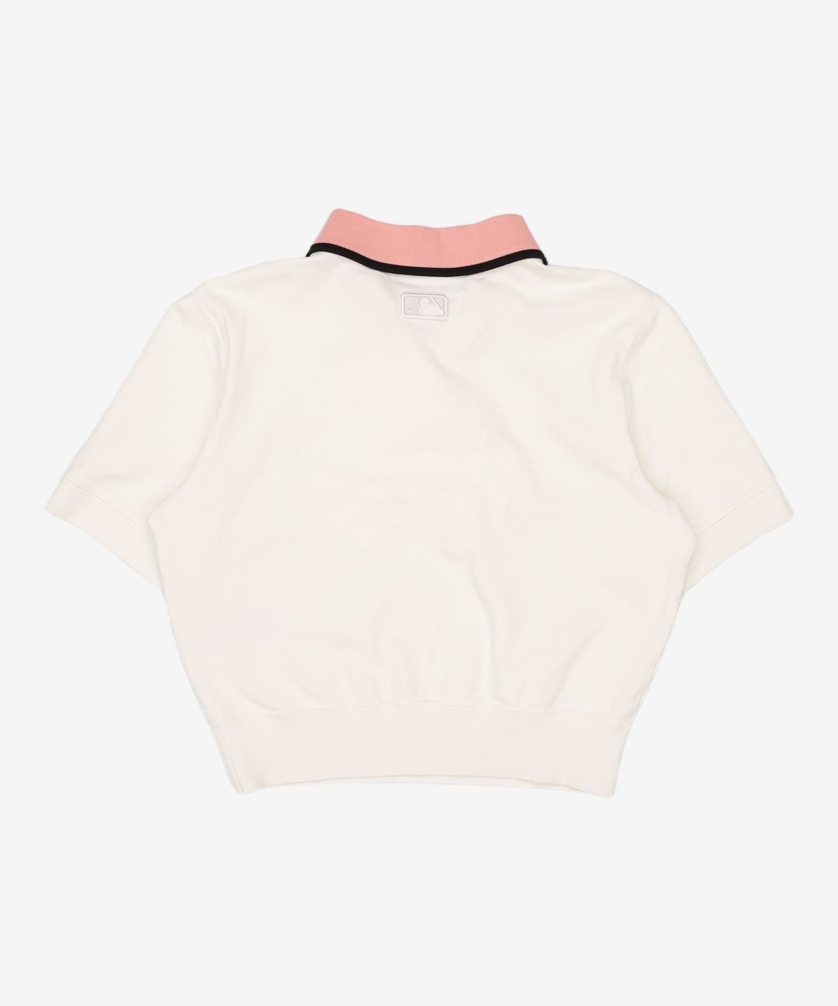 엠엘비(MLB) 여성 배색 크롭 카라 티셔츠 BOS (Ivory) XS