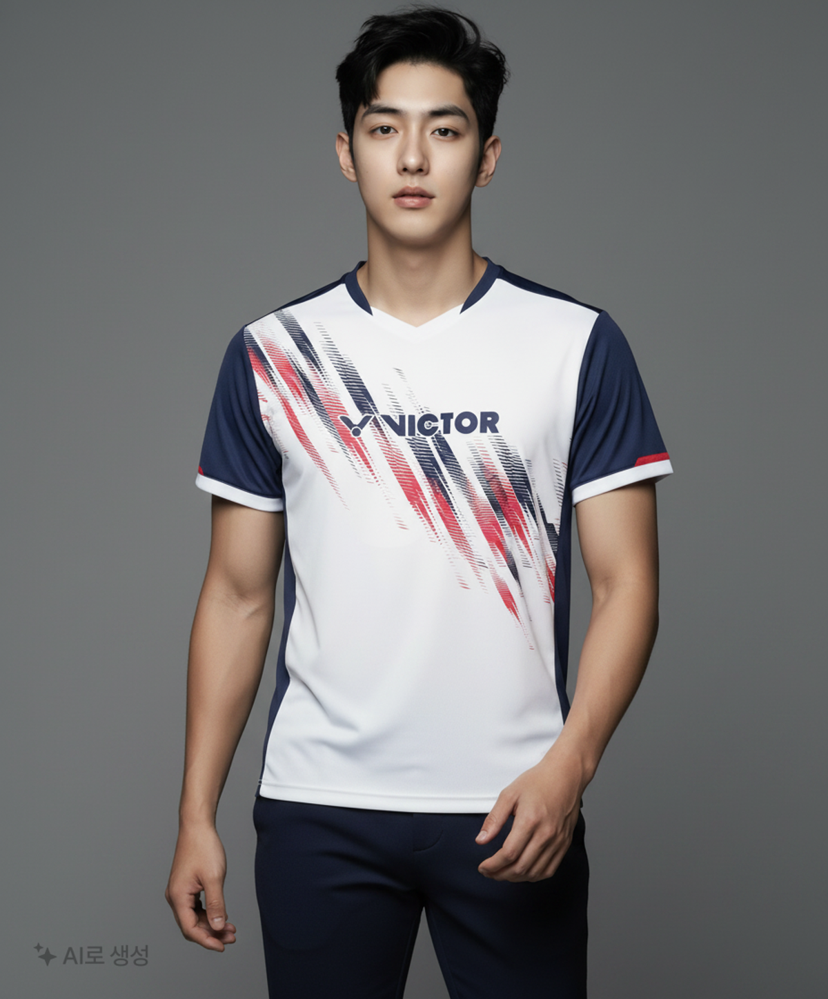 빅터(VICTOR) 반소매 티셔츠 100