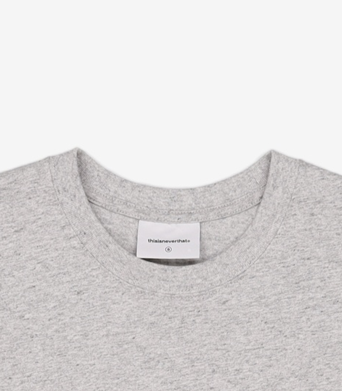 디스이즈네버댓(THISISNEVERTHAT) T-Logo Tee Dark Heather Grey S