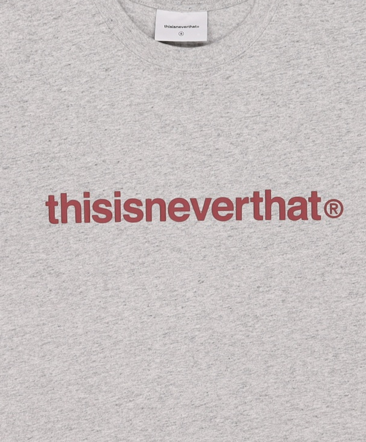 디스이즈네버댓(THISISNEVERTHAT) T-Logo Tee Dark Heather Grey S