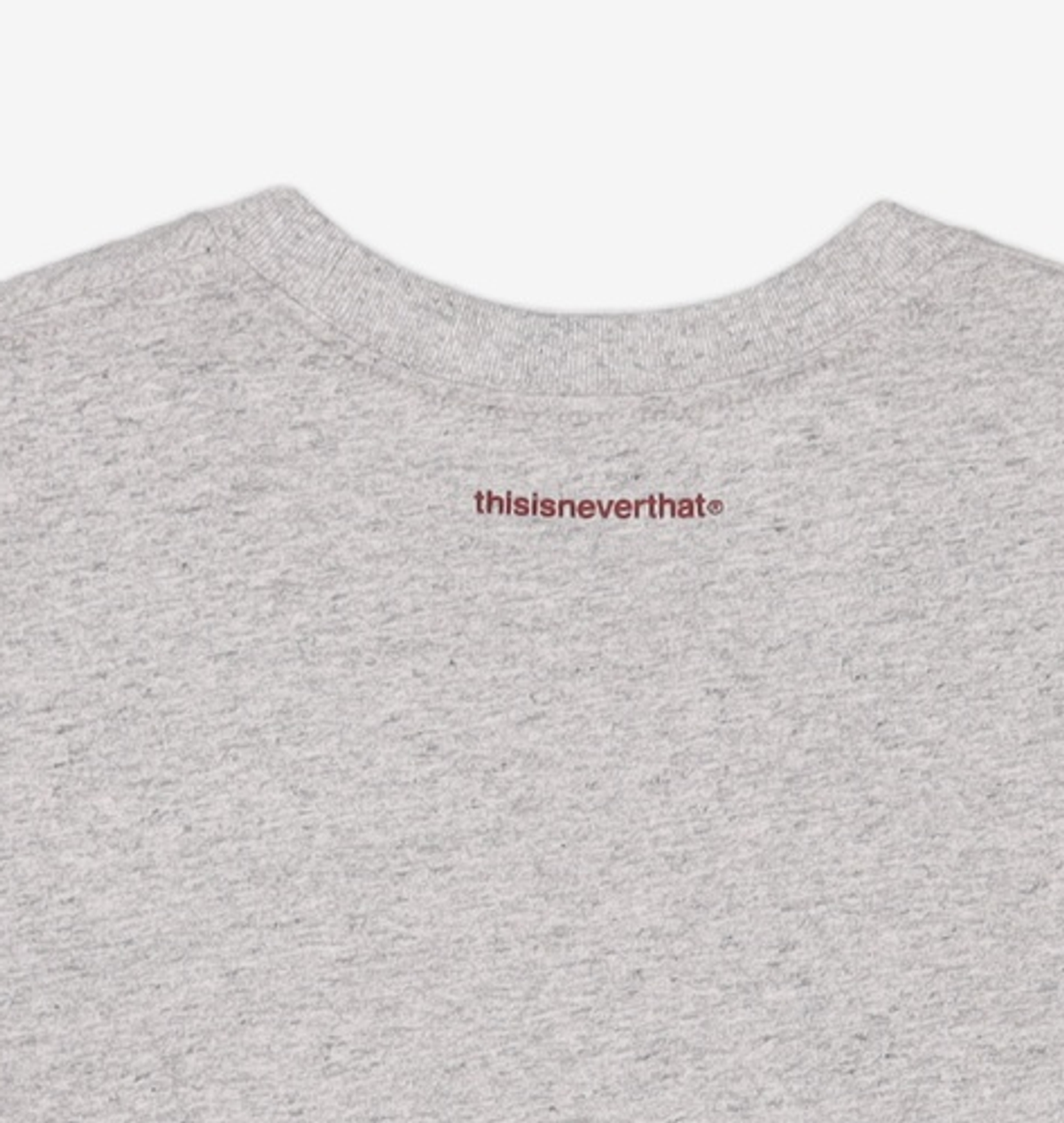 디스이즈네버댓(THISISNEVERTHAT) T-Logo Tee Dark Heather Grey S