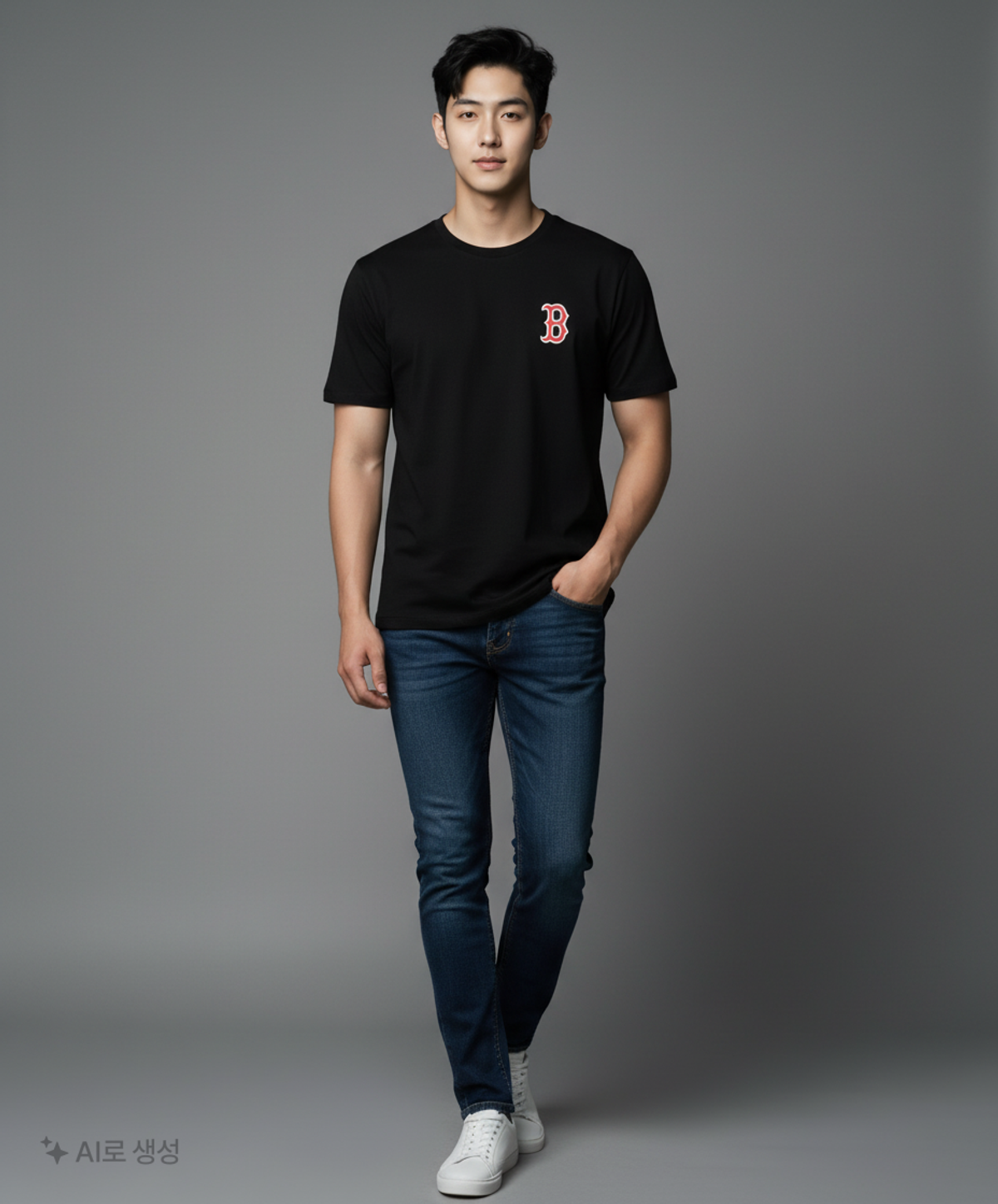 엠엘비(MLB) 팝콘 EST 백로고 티셔츠 B (BLACK) M