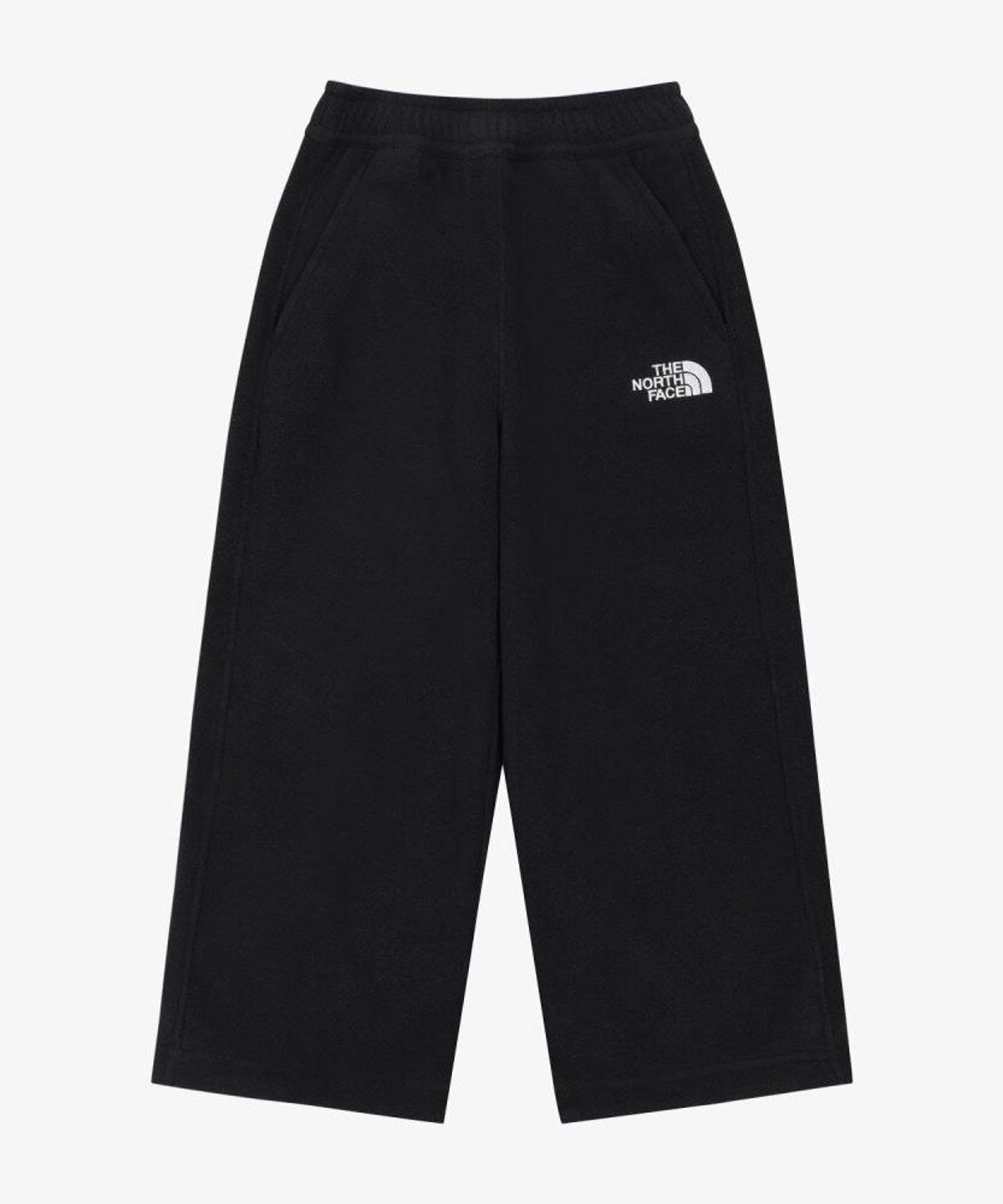 노스페이스 키즈(THE NORTH FACE KIDS) 키즈 캠프아웃 플리스 크루 세트 NT7TS56S_BLK