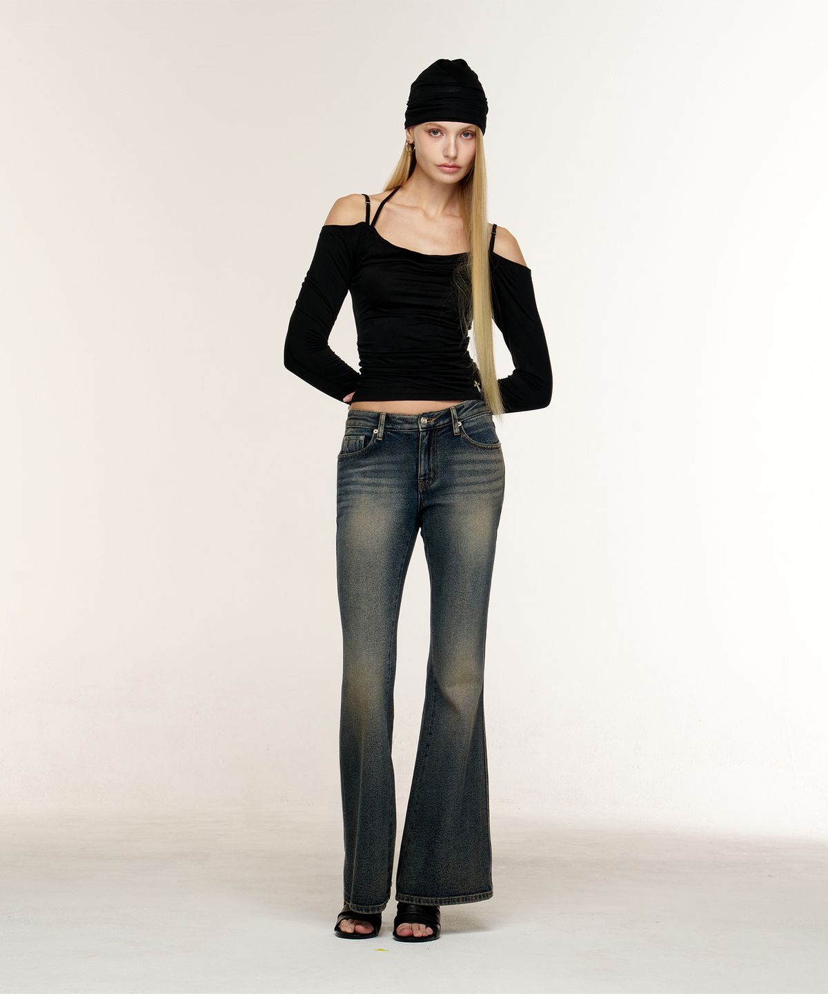 2000아카이브스(2000ARCHIVES) SIENNE BOOTCUT JEAN (DESERT BLUE)
