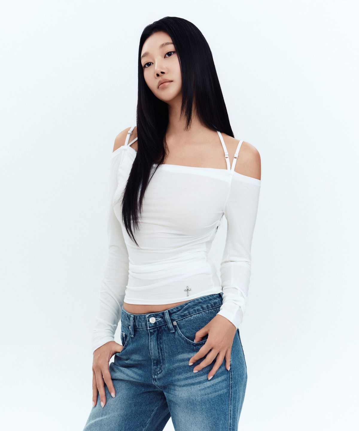 2000아카이브스(2000ARCHIVES) VELA OFF-SHOULDER TOP (WHITE)
