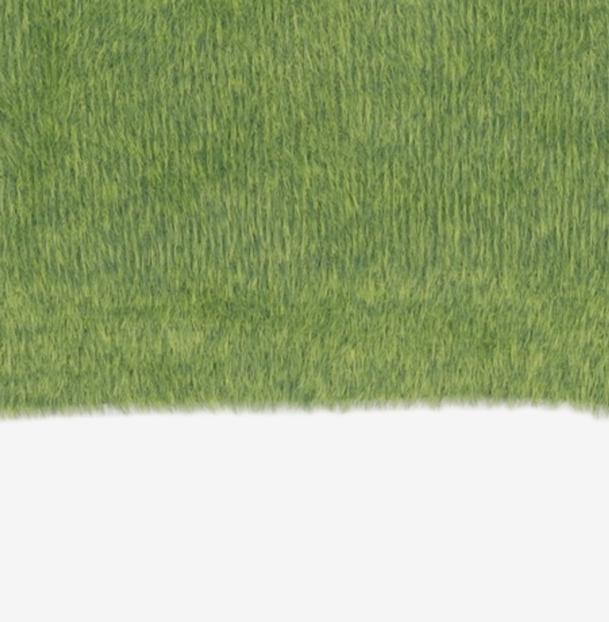 노매뉴얼(NOMANUAL) CROPPED HAIRY KNIT - GRASS GREEN 100