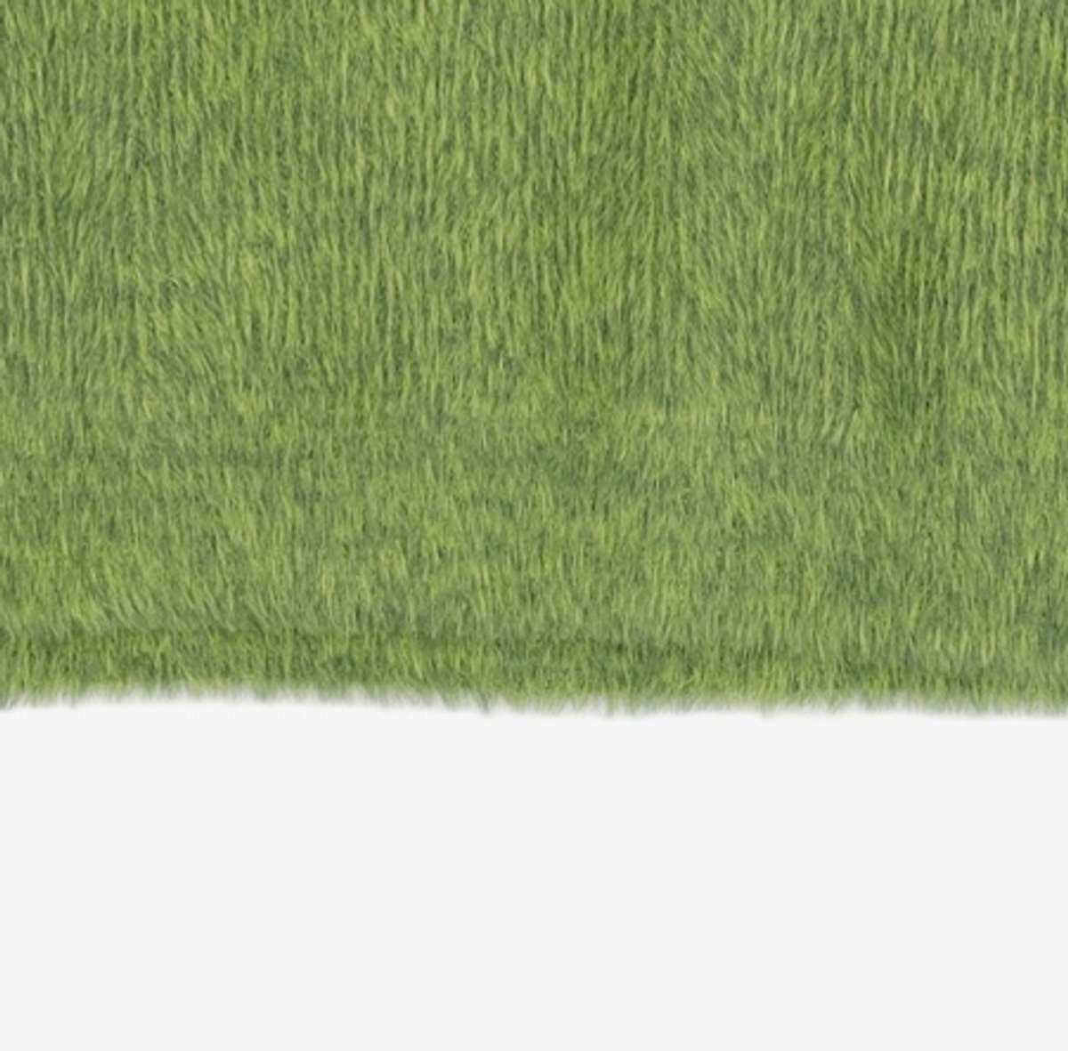 노매뉴얼(NOMANUAL) CROPPED HAIRY KNIT - GRASS GREEN 100