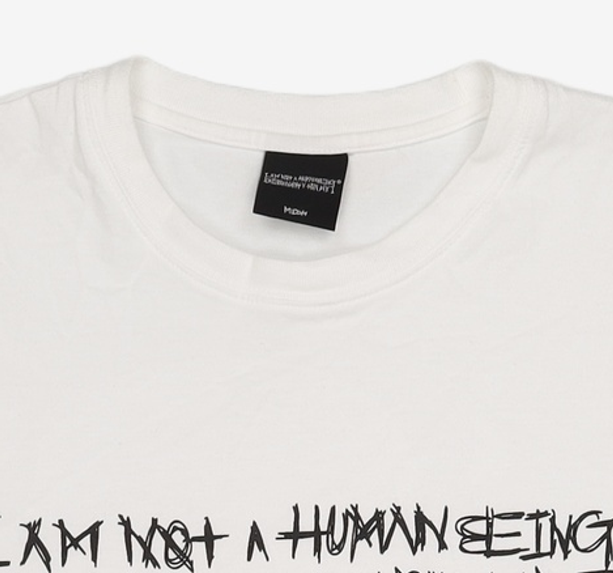 아임낫어휴먼비잉(I AM NOT A HUMAN BEING) 반소매 티셔츠 M