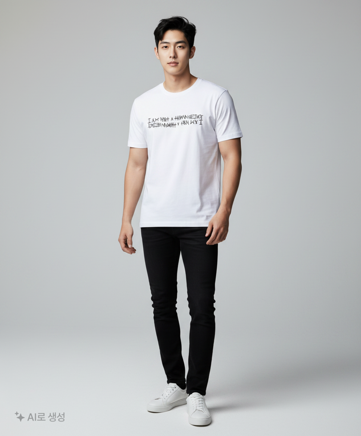 아임낫어휴먼비잉(I AM NOT A HUMAN BEING) 반소매 티셔츠 M