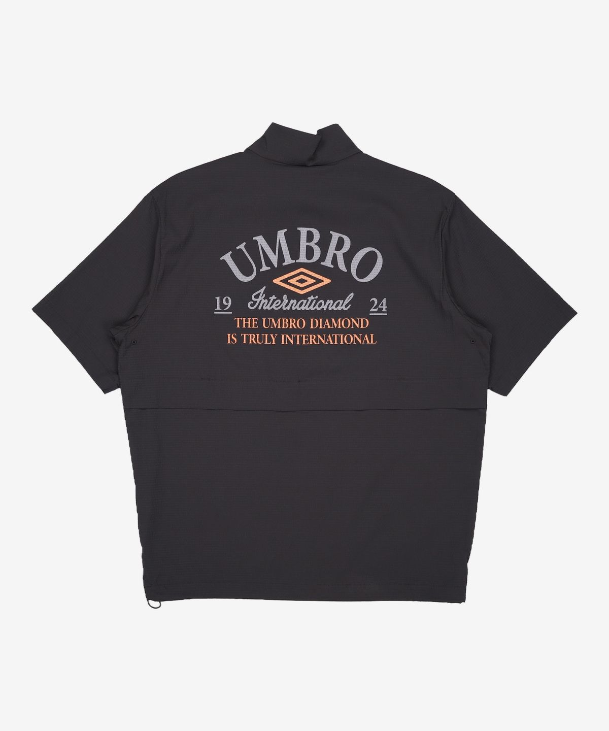 엄브로(UMBRO) 시어서커 반팔 스탠넥 아노락 블랙(UQ221CWT63) 95