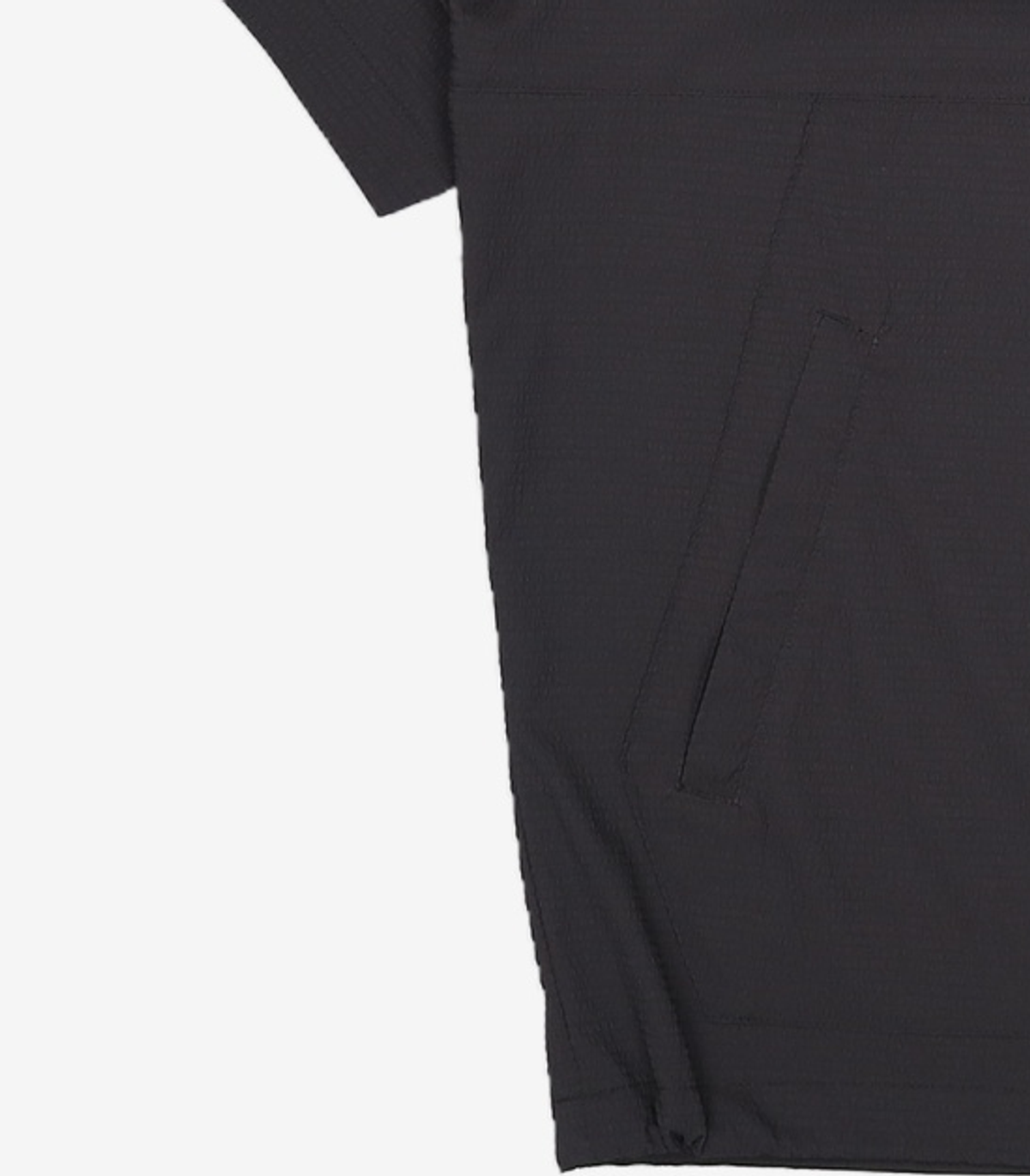 엄브로(UMBRO) 시어서커 반팔 스탠넥 아노락 블랙(UQ221CWT63) 95