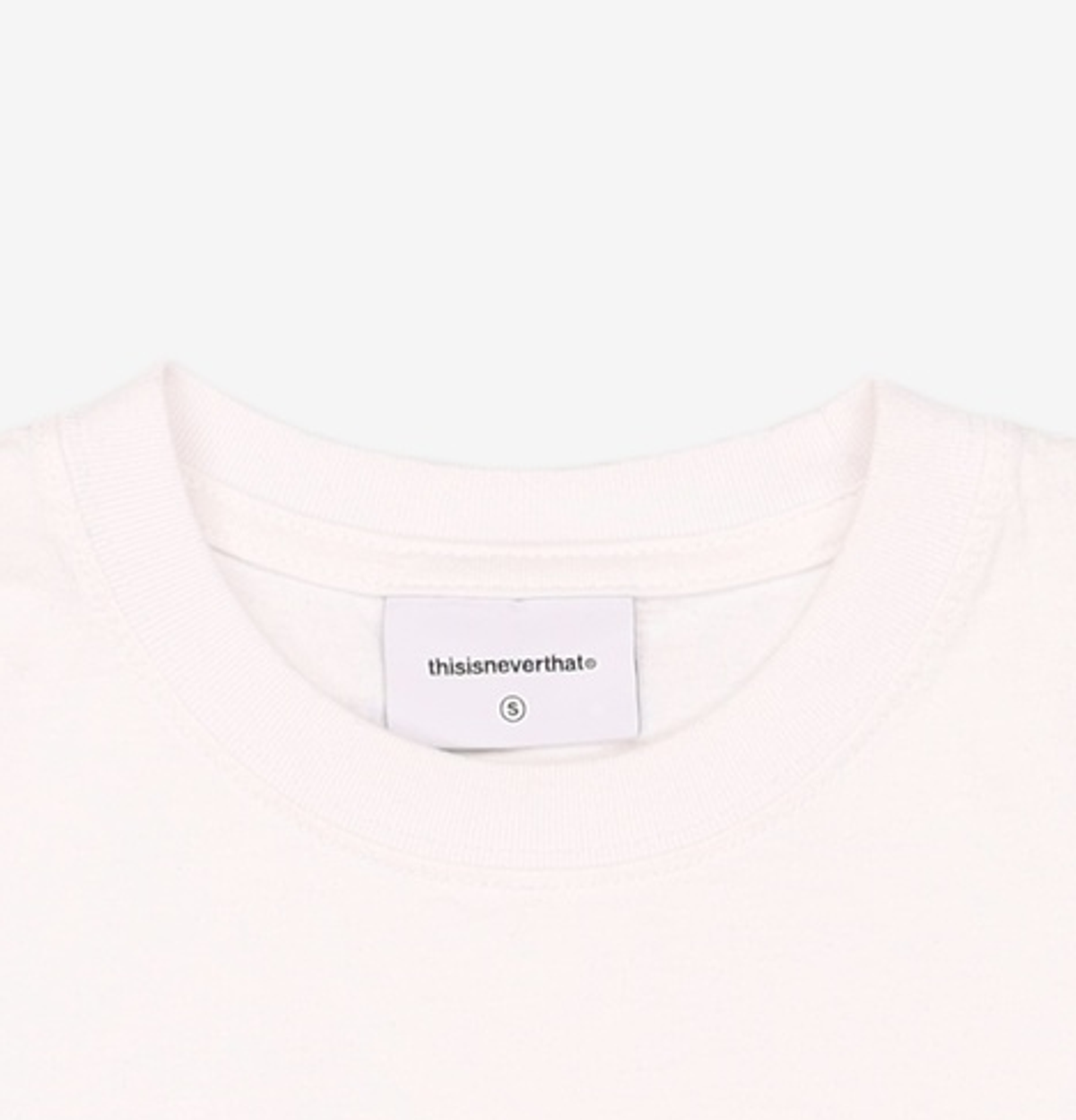 디스이즈네버댓(THISISNEVERTHAT) (SS23) T Logo W Tee White S