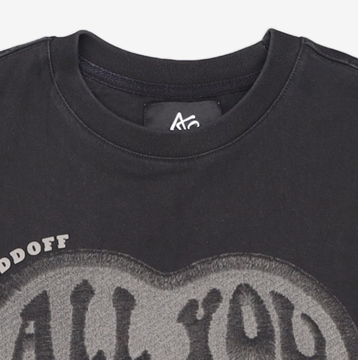 애드오프(ADDOFF) NEED LOVE T-SHIRT BLACK M