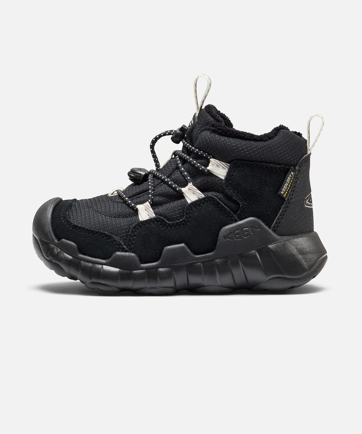 킨(KEEN) 하이파우저 처커 워터프루프 키즈(리틀키즈) 부츠 BLACK/BIRCH
