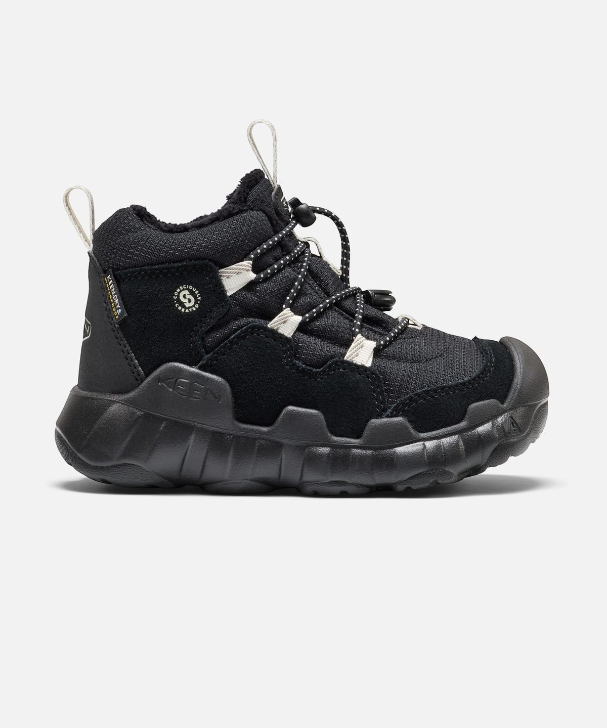 킨(KEEN) 하이파우저 처커 워터프루프 키즈(리틀키즈) 부츠 BLACK/BIRCH
