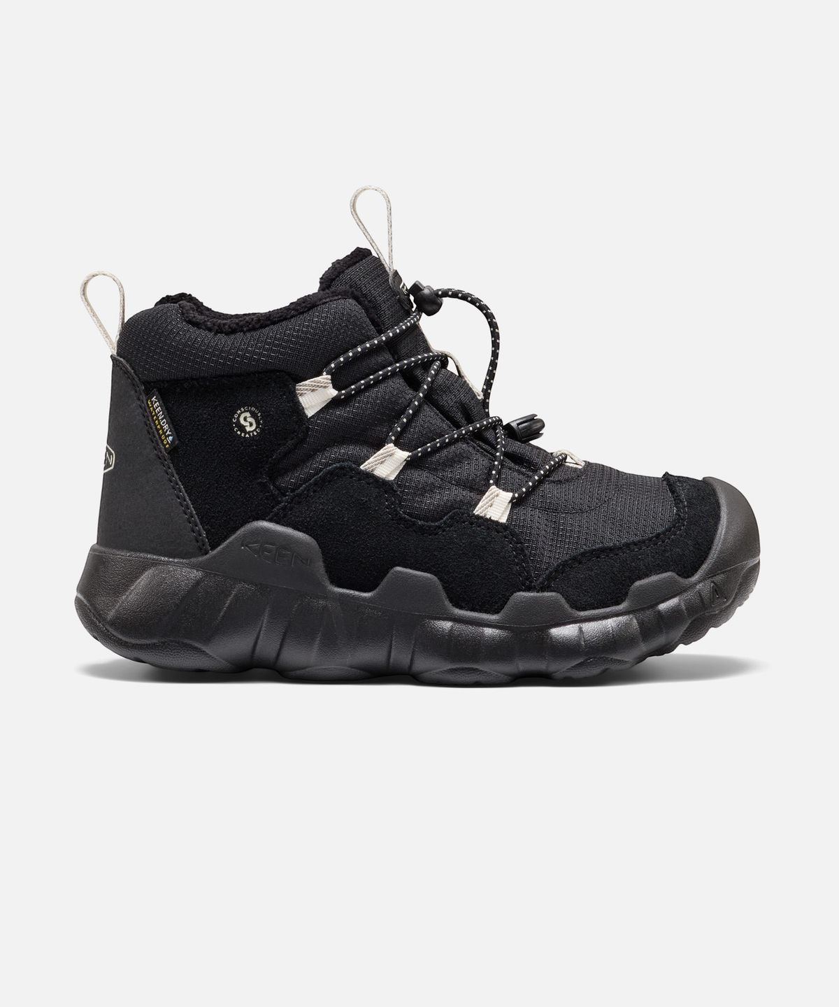 킨(KEEN) 하이파우저 처커 워터프루프 주니어(빅키즈) 부츠 BLACK/BIRCH