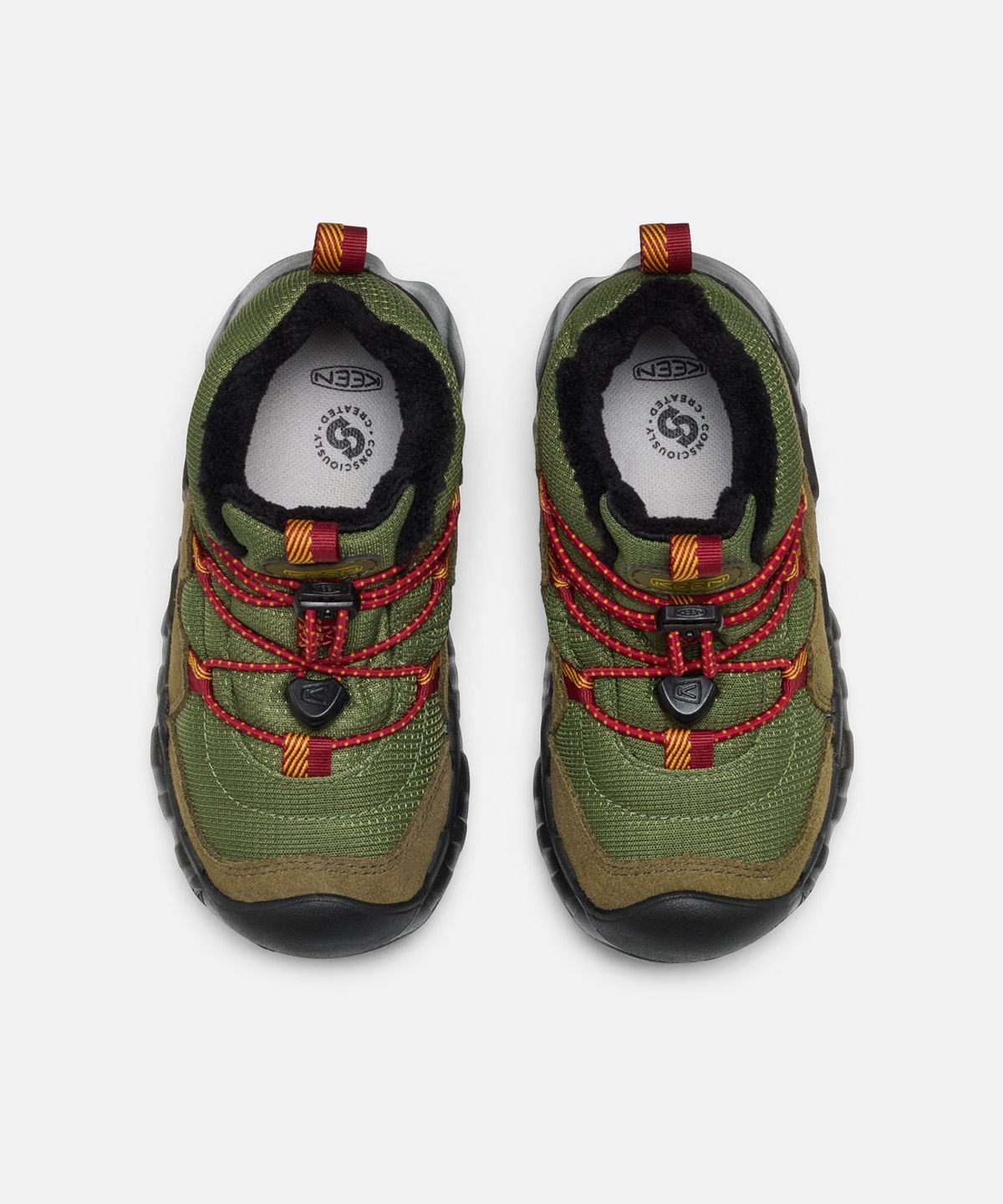 킨(KEEN) 하이파우저 처커 워터프루프 키즈(리틀키즈) 부츠 FOREST NIGHT/GARNET