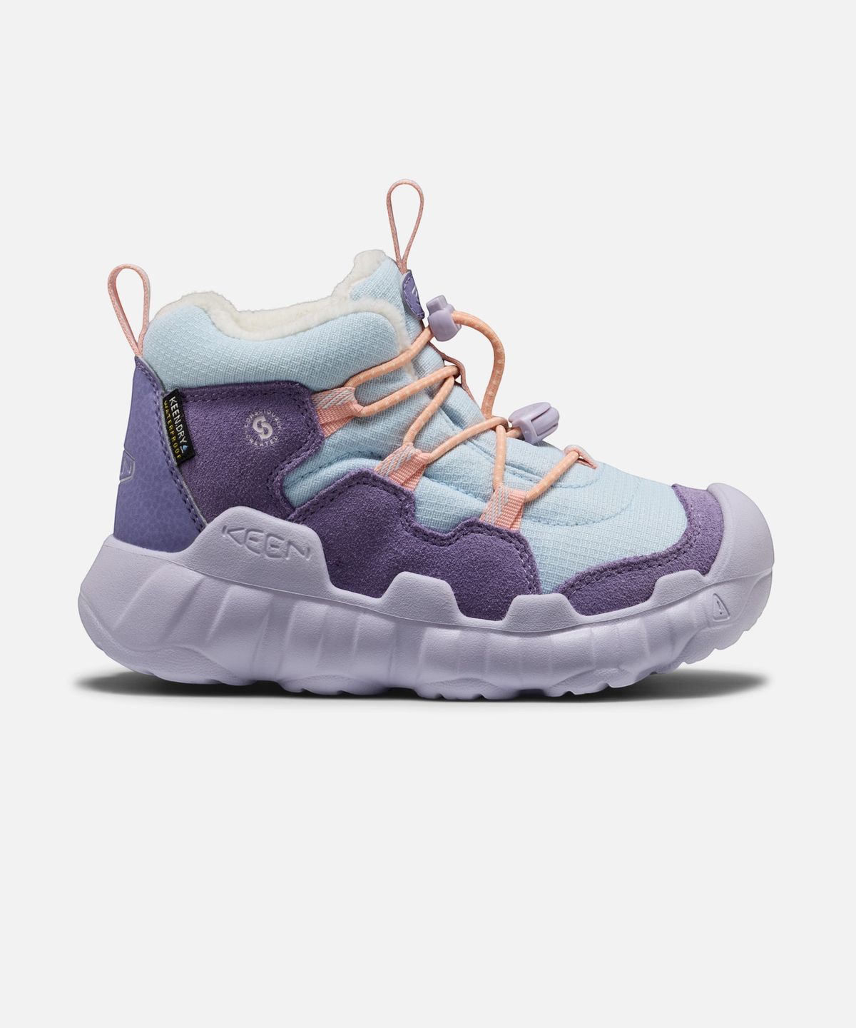 킨(KEEN) 하이파우저 처커 워터프루프 키즈(리틀키즈) 부츠 PURPLE HAZE/SKYWAY