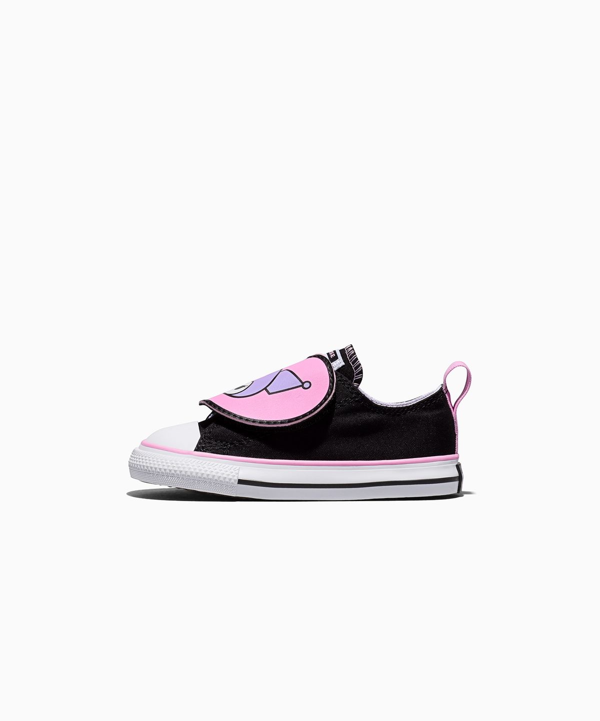 컨버스(CONVERSE) 키즈 컨버스 X 산리오캐릭터즈 원 스트랩 마이멜로디 & 쿠로미 블랙 A21840C