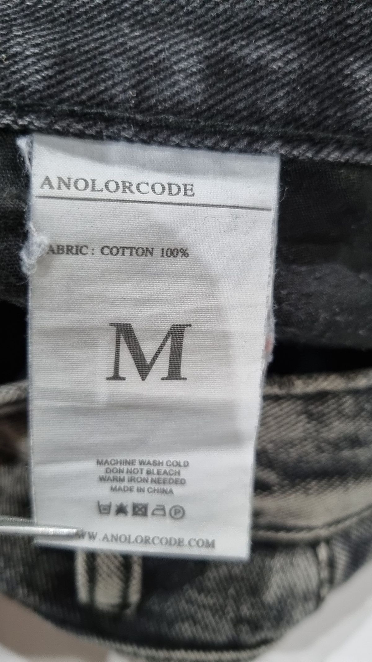 어널러코드(ANOLORCODE) 청/데님 팬츠 M