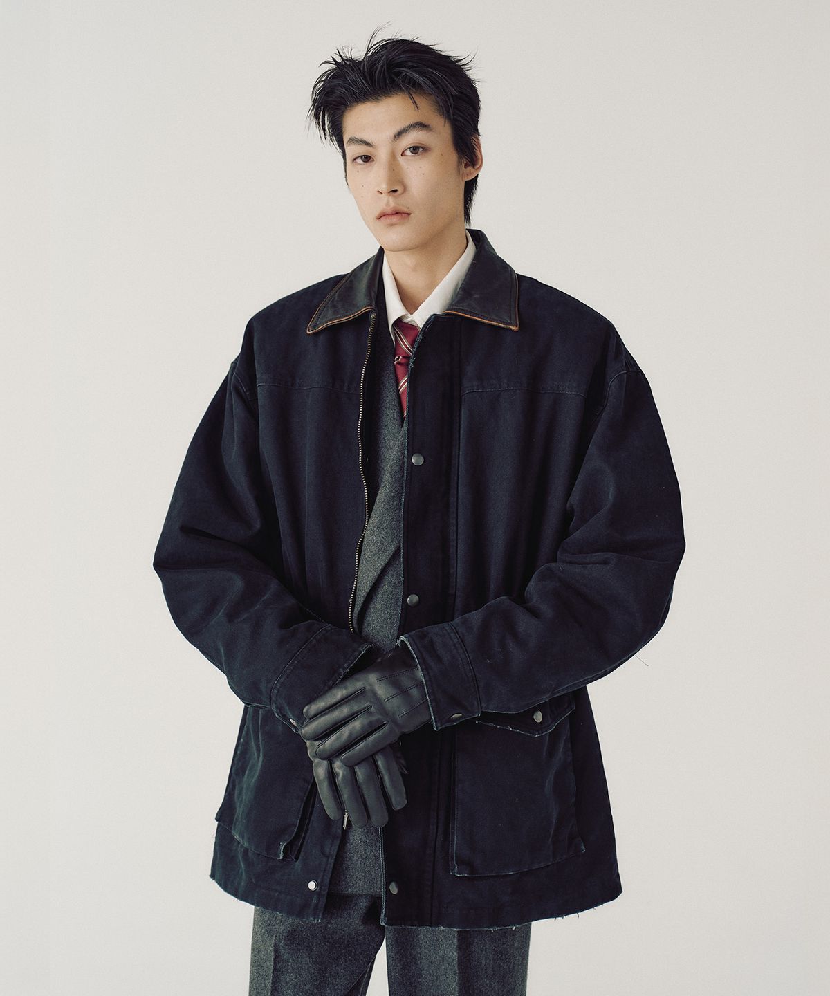 엠엠아이씨(MMIC) CLOSED FORM JACKET (BLACK)