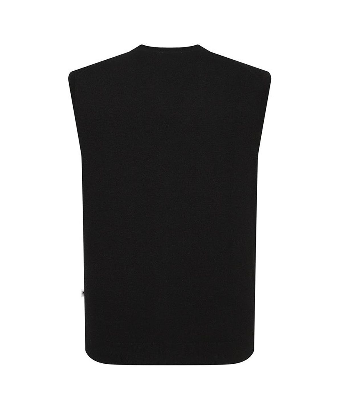 닥스셔츠(DAKS SHIRTS) 울100 체크 오픈베스트 레귤러핏 블랙_DMW1SWVE102K1