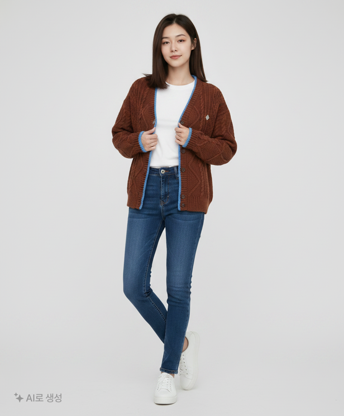 노컨텐츠(NOCONTENT) 카디건 XL