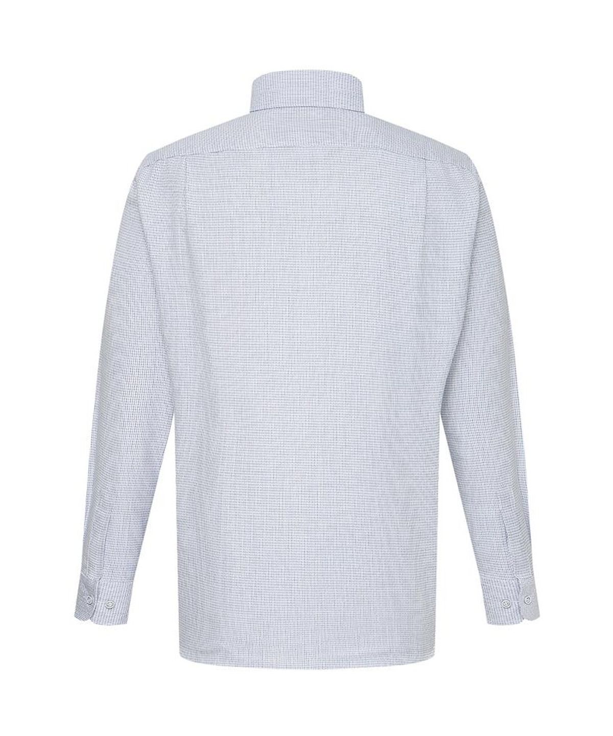 닥스셔츠(DAKS SHIRTS) 노케어 울혼방 마이크로패턴셔츠 레귤러핏 블루_DMW1SHDL121B1