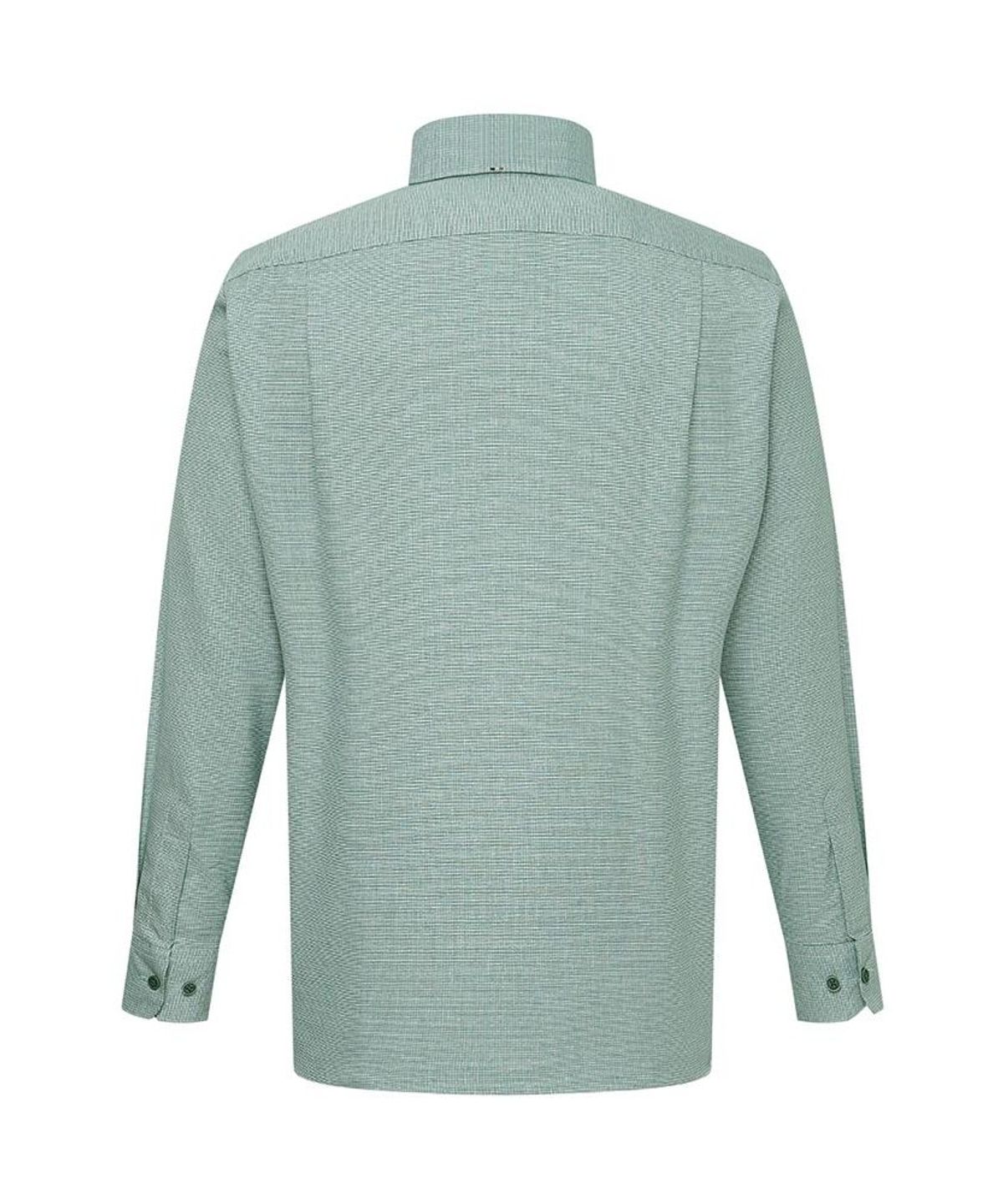 닥스셔츠(DAKS SHIRTS) 노케어 폴리혼방 마이크로패턴셔츠 레귤러핏 그린_DMW1SHDL120E1