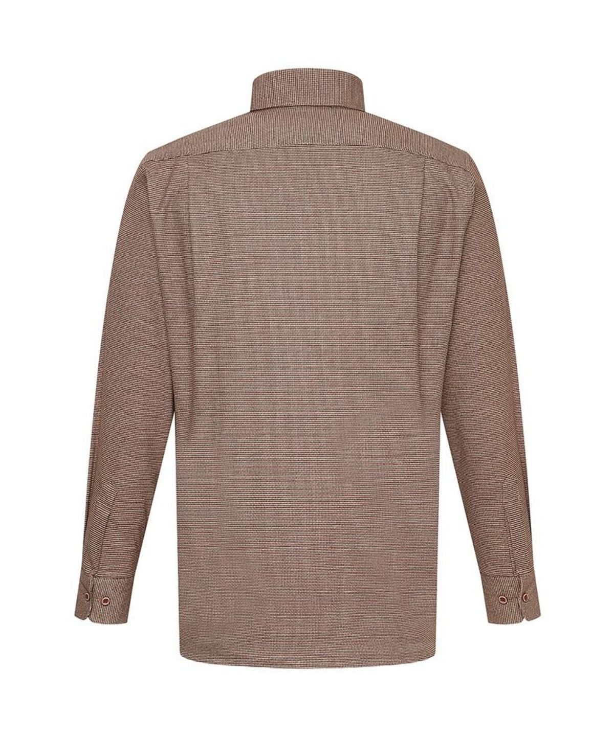 닥스셔츠(DAKS SHIRTS) 노케어 폴리혼방 마이크로패턴셔츠 레귤러핏 브라운_DMW1SHDL122W1