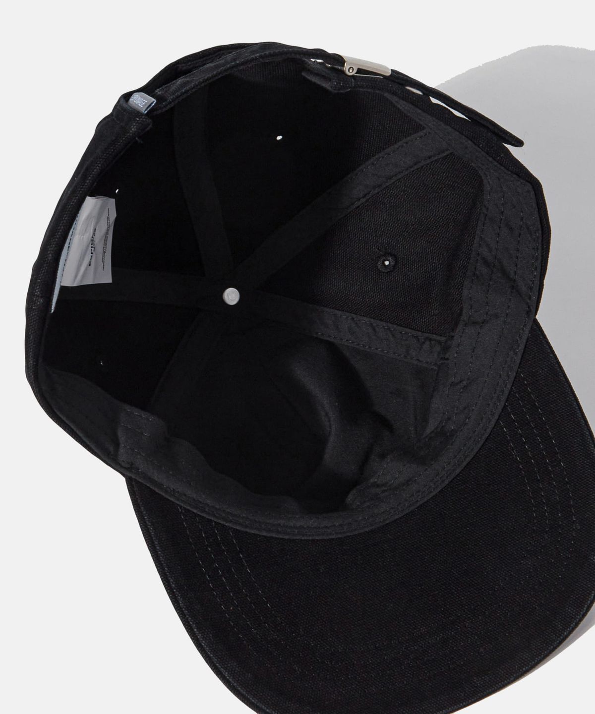 에스피오나지(ESPIONAGE) Washed Canvas 5Panel Cap Black