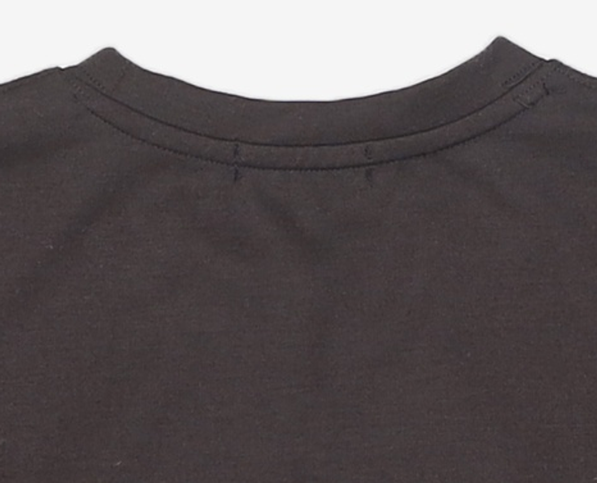 아트 오브 필드(ART OF FIELD) FLATLOCK STITCH T-SHIRT - BLACK 2