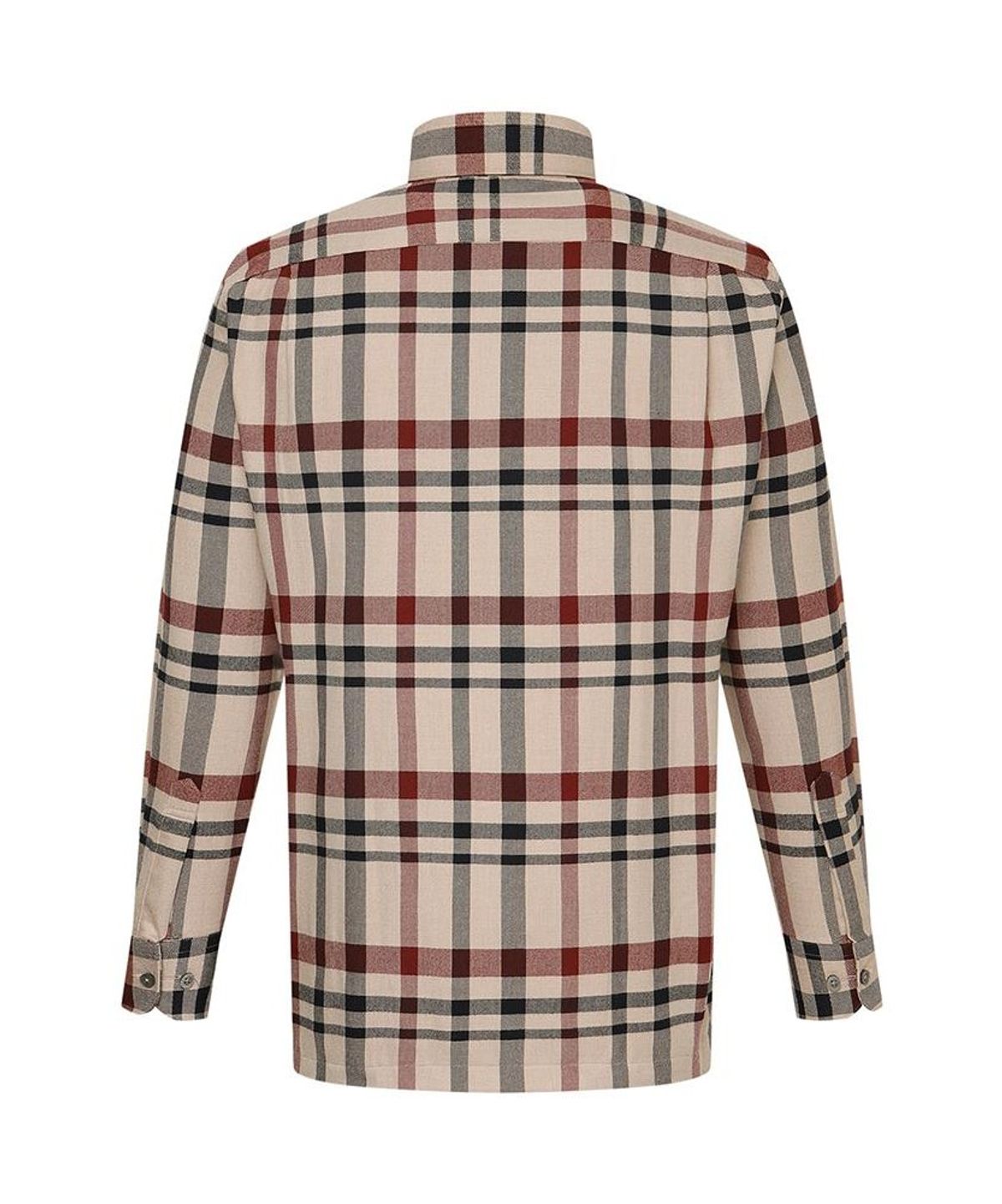 닥스셔츠(DAKS SHIRTS) 이지케어 폴리혼방 체크셔츠 레귤러핏 베이지_DLW2SHCL430I1