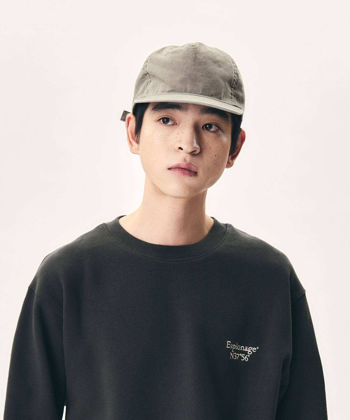 에스피오나지(ESPIONAGE) Washed Canvas 5Panel Cap Olive