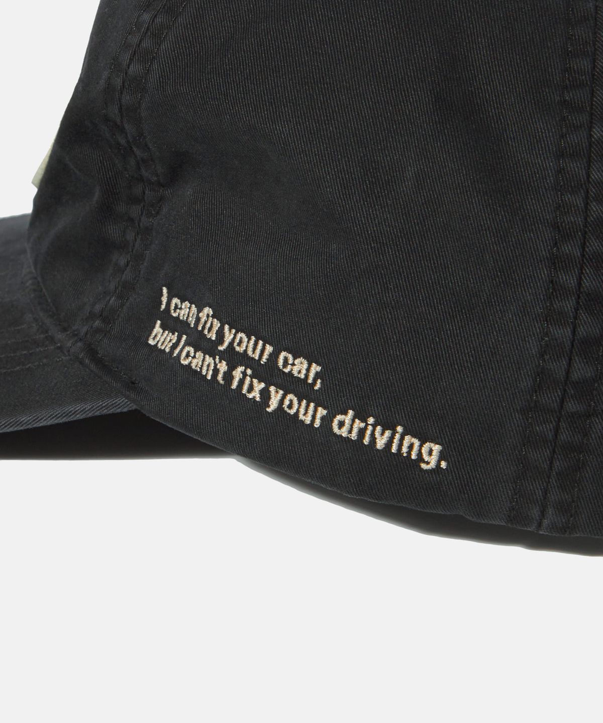 에스피오나지(ESPIONAGE) Auto Repair 5Panel Vintage Cap Black