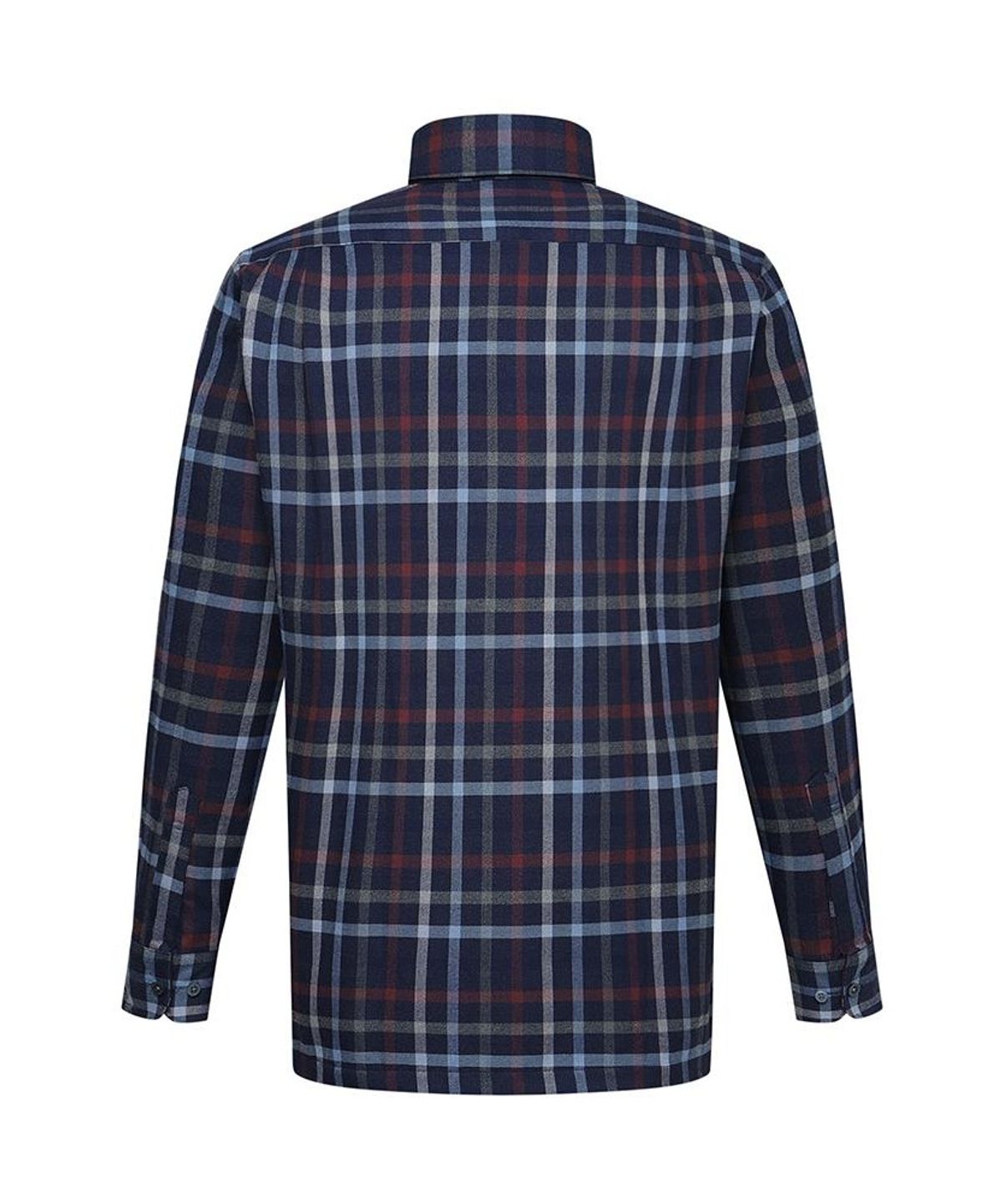 닥스셔츠(DAKS SHIRTS) 노케어 폴리혼방 미듐체크셔츠 레귤러핏 네이비_DMW3SHCL121N1