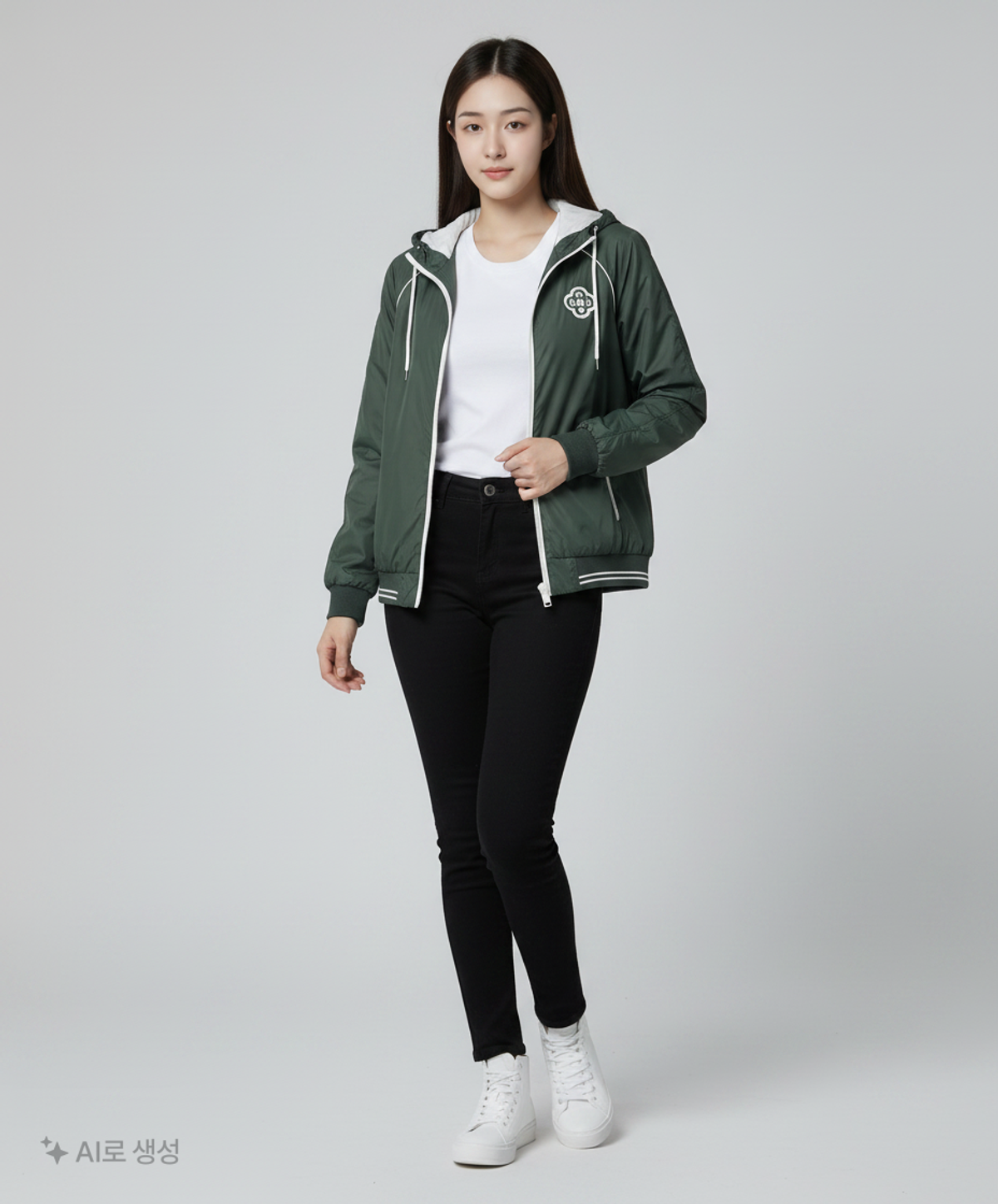버쉬카(Bershka) 나일론/코치 재킷 M