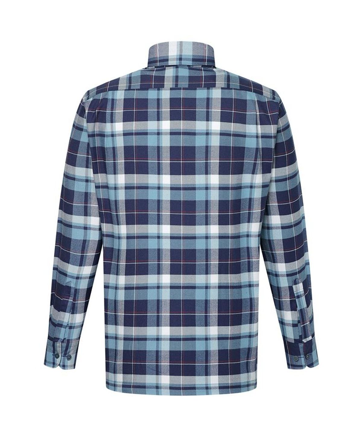 닥스셔츠(DAKS SHIRTS) 노케어 폴리혼방 미듐체크셔츠 레귤러핏 네이비_DMW3SHCL122N1
