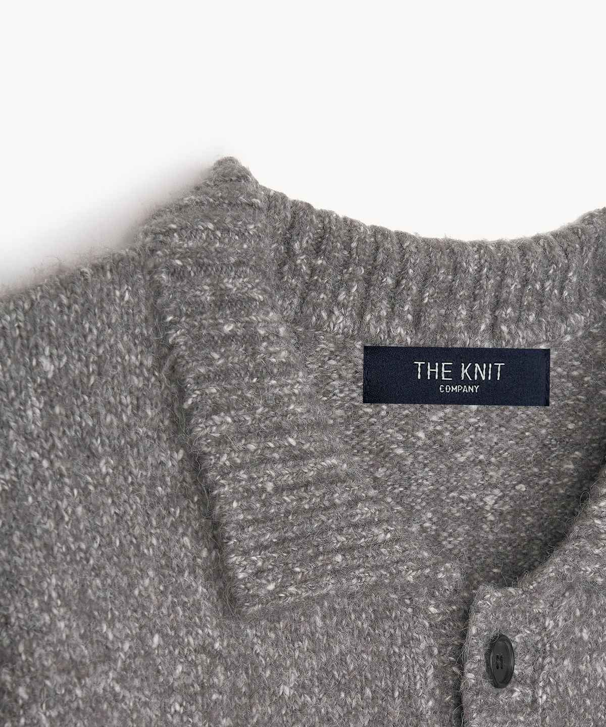 더니트컴퍼니(THEKNITCOMPANY) 헤어리 텍스처 카라 가디건 3color