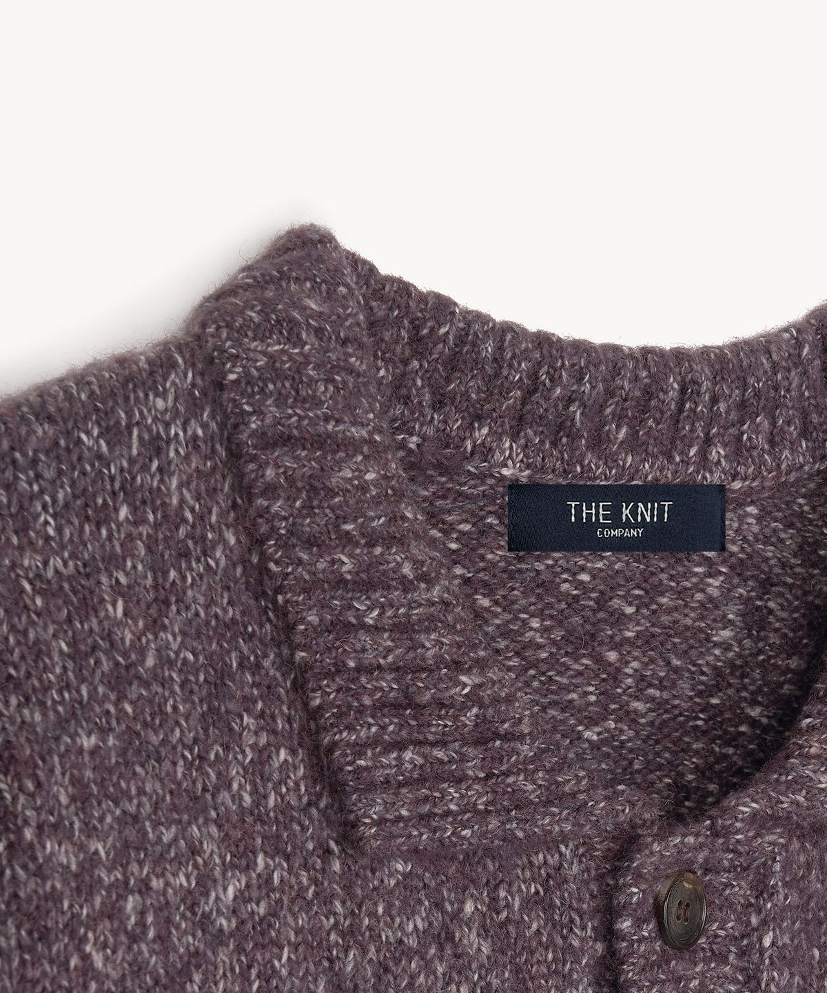 더니트컴퍼니(THEKNITCOMPANY) 헤어리 텍스처 카라 가디건 3color