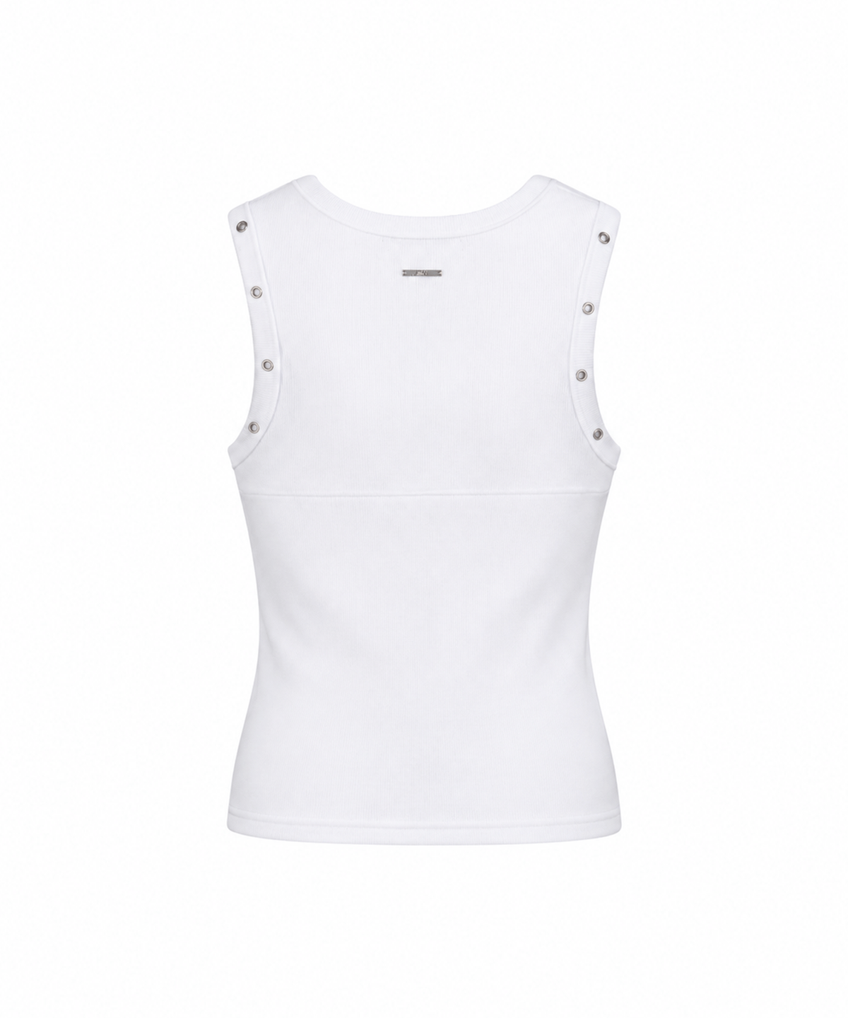 어니브(ANIV) INCISION LINE EYELET SLEEVELESS WHITE