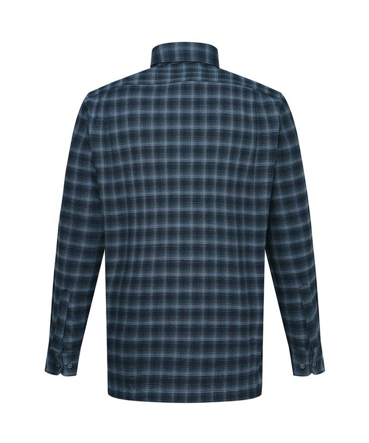 닥스셔츠(DAKS SHIRTS) 노케어 폴리혼방 스몰체크셔츠 레귤러핏 네이비_DMW3SHCL111N1