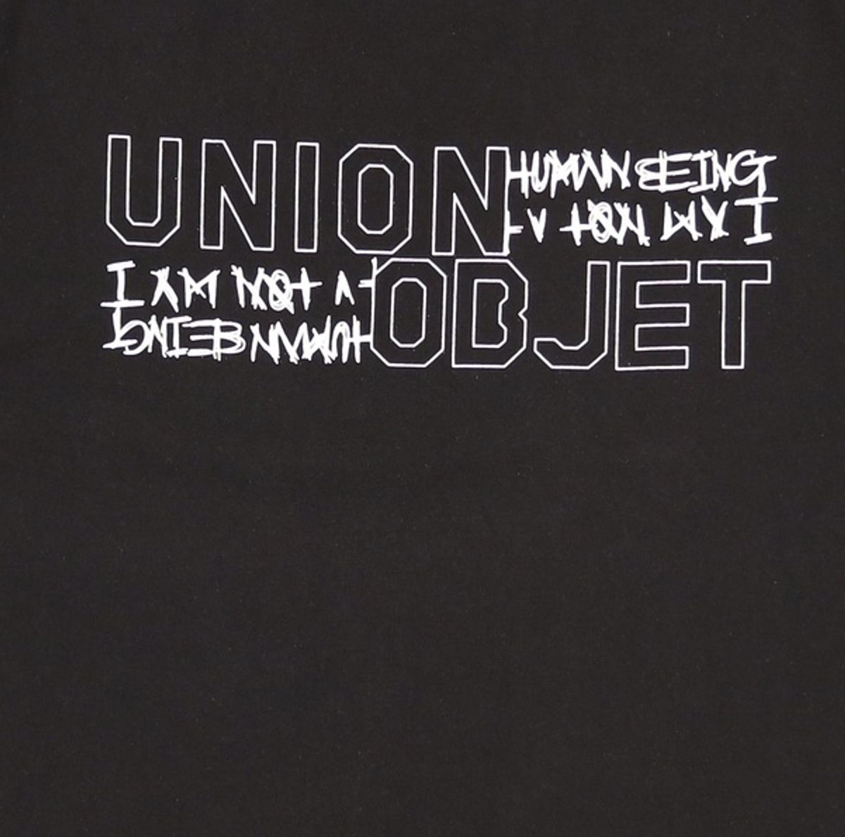 아임낫어휴먼비잉(I AM NOT A HUMAN BEING) 반소매 티셔츠 XL