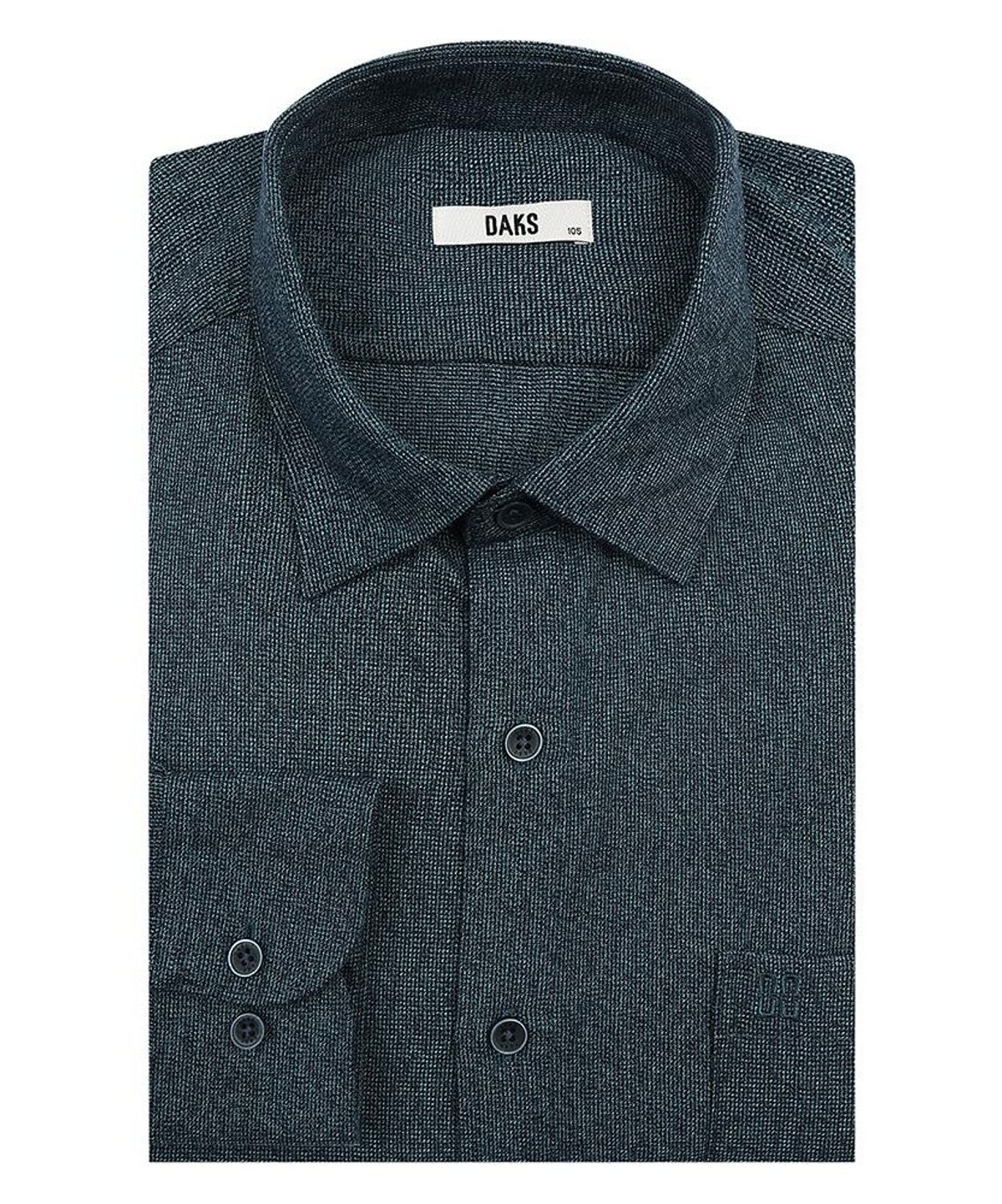 닥스셔츠(DAKS SHIRTS) 이지케어 폴리혼방 솔리드셔츠 레귤러핏 그린_DLW2SHCL405E1