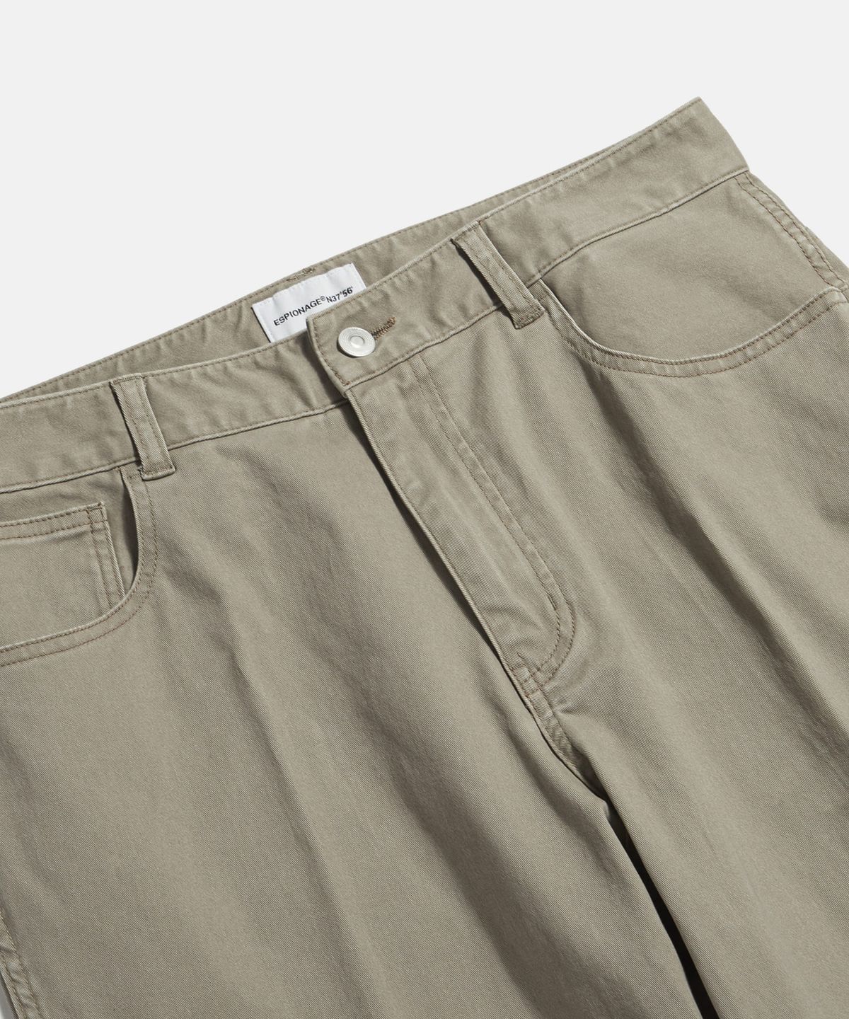 에스피오나지(ESPIONAGE) Semi Flare Chino Pants Stone Beige