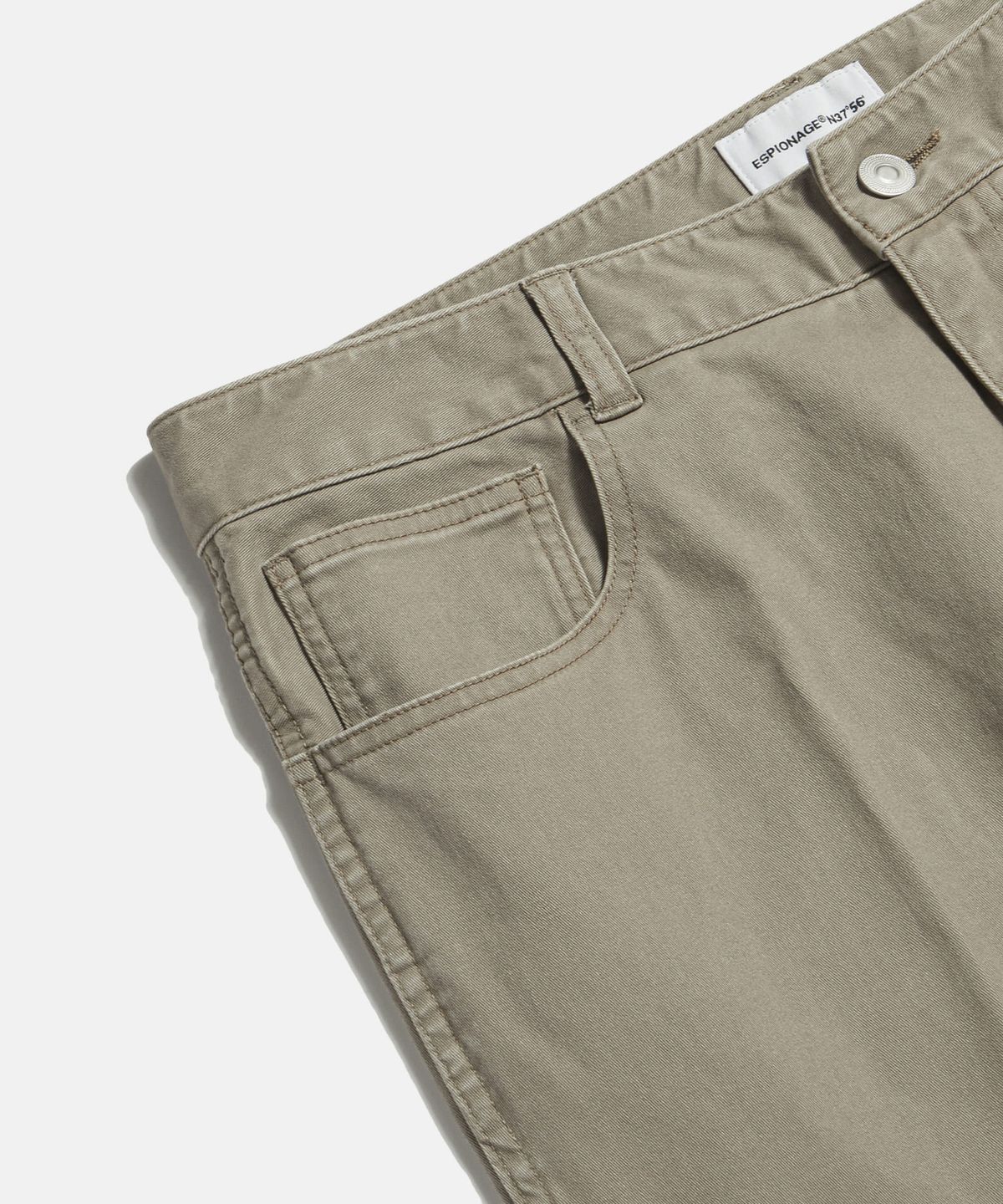 에스피오나지(ESPIONAGE) Semi Flare Chino Pants Stone Beige
