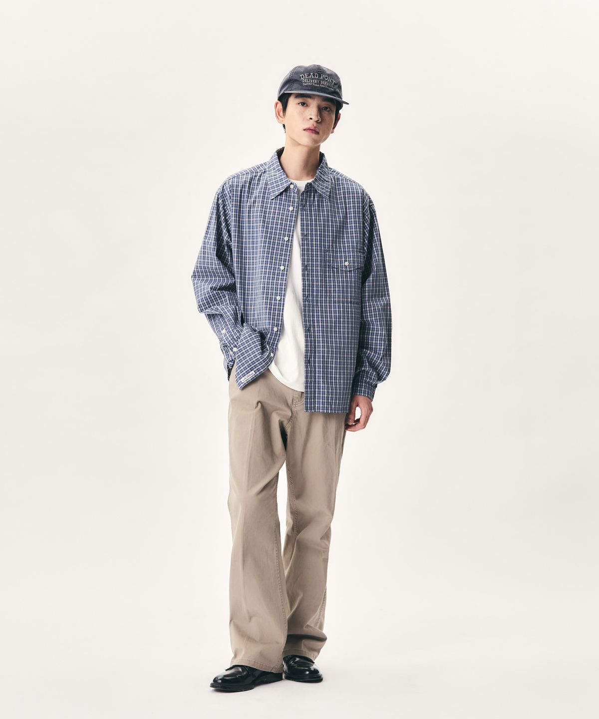 에스피오나지(ESPIONAGE) Semi Flare Chino Pants Stone Beige