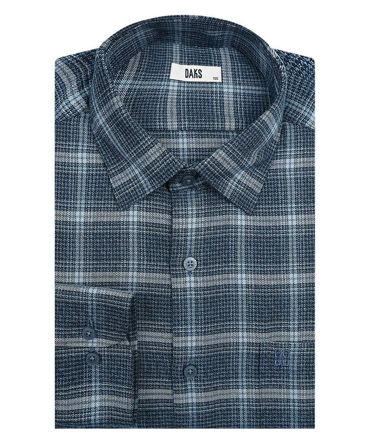닥스셔츠(DAKS SHIRTS) 이지케어 폴리혼방 체크셔츠 레귤러핏 그린_DLW2SHCL411E1